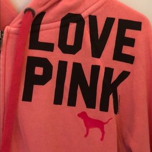 PINK Victoria's Secret Tops - Victoria’s Secret Pink full zip hoodie PINK Victoria's Secret Tops - Victoria’s Secret Pink full zip hoodie